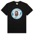 Honeycomb Camo Busy Works Tee - Black/Blue