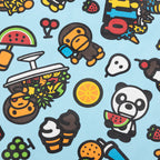 Kids Baby Milo Mixed Fruit Big Ape Head Tee - Black