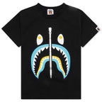 Kids Colors Shark Tee  - Black