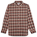 Mini Bape Check Loose Fit Shirt - Red