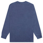 Overdye College L/S Tee - Navy