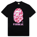 ABC Camo By Bathing Ape Tee - Black/Pink