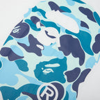 ABC Camo Big Ape Head Tee - White/Blue