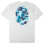 ABC Camo Big Ape Head Tee - White/Blue