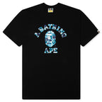 ABC Camo College Tee - Black/Blue