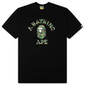 ABC Camo College Tee - Black/Green