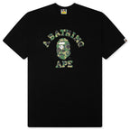 ABC Camo College Tee - Black/Green