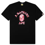 ABC Camo College Tee - Black/Pink