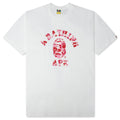 ABC Camo College Tee - White/Pink