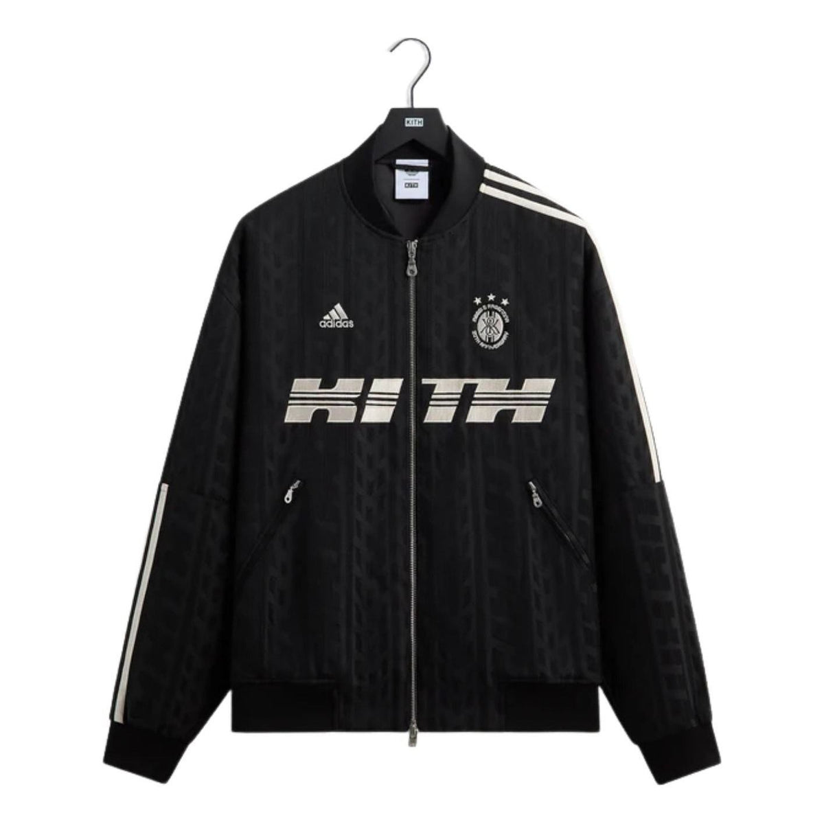KITH x Messi for adidas Football Bomber Jacket 'Black' ADKR0071