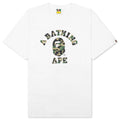 Abc Camo College Tee - White/Green