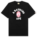 Abc Camo College Tee - Black/Pink