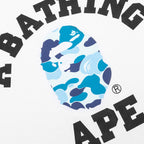 ABC Camo College Tee - White/Blue