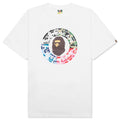 Abc Camo Crazy Busy Works Tee - White