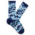 Abc Camo Jacquard Socks - Blue