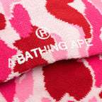Abc Camo Jacquard Socks - Pink