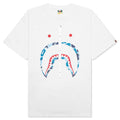 ABC Camo Shark Tee - White/Blue