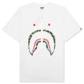 ABC Camo Shark Tee - White/Green