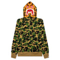 Abc Camo Tiger Full Zip Hoodie - Green