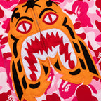 Abc Camo Tiger Full Zip Hoodie - Pink