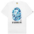 ABC Camo By Bathing Ape Tee - White/Blue