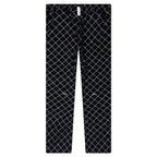 Abc. Diamond Chain Stitch Quilted Wool Zipper Breakaway Pants - Navy