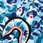 ABC Camo 2nd Shark Full Zip Hoodie - Blue