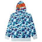 ABC Camo 2nd Shark Full Zip Hoodie - Blue