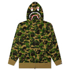 ABC Camo 2nd Shark Full Zip Hoodie - Green
