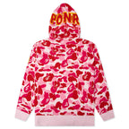 ABC Camo 2nd Shark Full Zip Hoodie - Pink