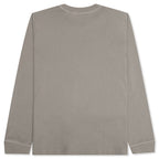 Logo L/S T-Shirt - Oyster Grey