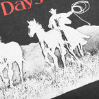 Across the Plains T-Shirt - Sun Faded Black