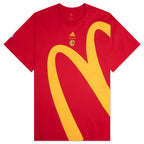 adidas Originals x Eric Emanuel x McDonald's GFX Tee - Red