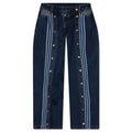 adidas Originals x Ivy Park Denim Snap Pants - Dark Denim