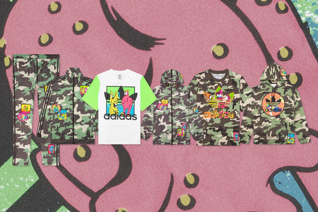 adidas Originals x Jeremy Scott Tee - White/Solar Green