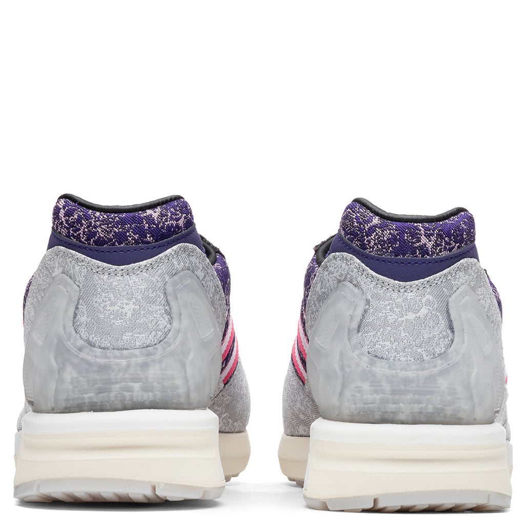 adidas Originals x Vieux Lyon V-ZX 8000 - Silver Metallic/Semi Solar Pink