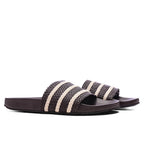 adidas Originals x Wales Bonner Adilette - Dark Brown/Wonder White/Night Brown