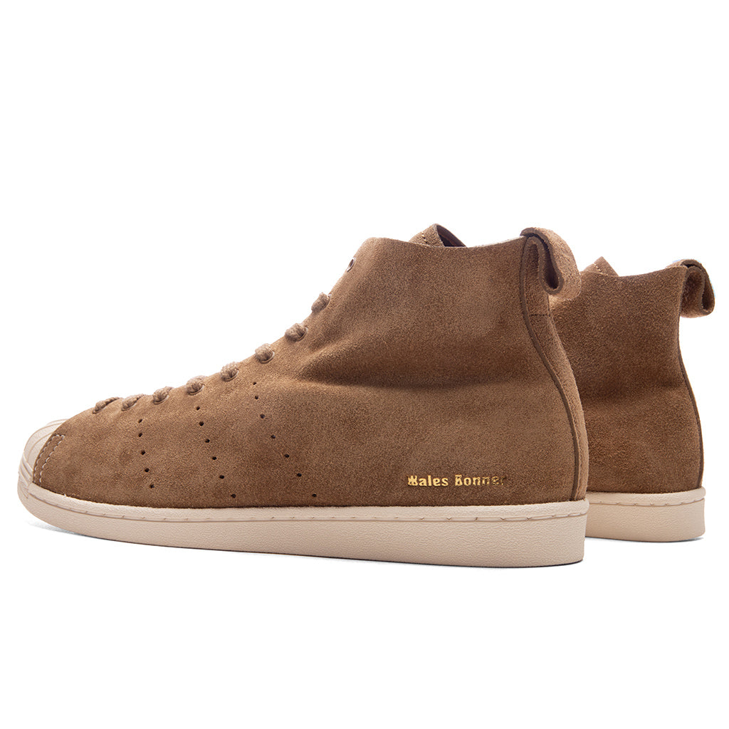 adidas Originals x Wales Bonner Superstar Hi - Supplier Colour/Core White/Night Brown