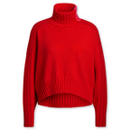 adidas Originals x Ivy Park Turtle Neck Crop Sweater - Power Red