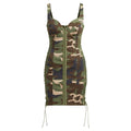 adidas Originals x Ivy Park Twill Dress - All Over Print Camo