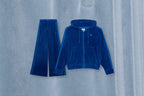 adidas Originals x Jeremy Scott Full-Zip Hoodie - Blue