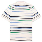 adidas Originals x Wales Bonner Knit Polo - Wonder White/Green/Blue Bird