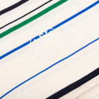 adidas Originals x Wales Bonner Knit Polo - Wonder White/Green/Blue Bird
