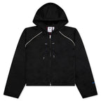 adidas Originals x Wales Bonner Women's Satin Hoodie - Black