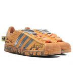 adidas Originals x Hellstar Superstar II 'Creamsicle' - Hazy Orange/Silver Metallic/Core Black