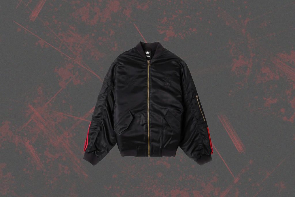 adidas Originals x Willy Chavarria Satin Bomber - Black