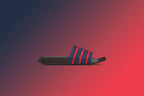 adidas Originals x Wales Bonner Adilette - Night Indigo/Better Scarlet/Dark Brown
