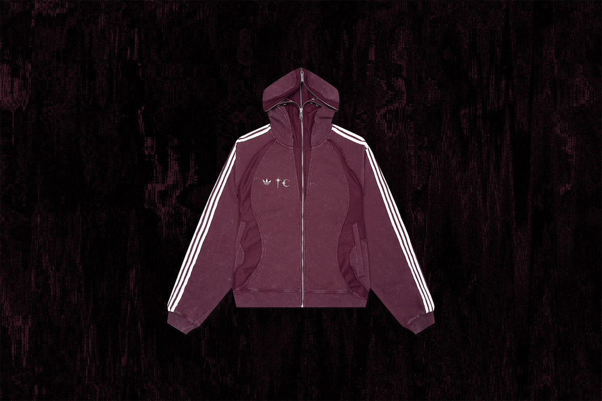 adidas Originals x Thug Club TG Sweat Hoodie - Maroon
