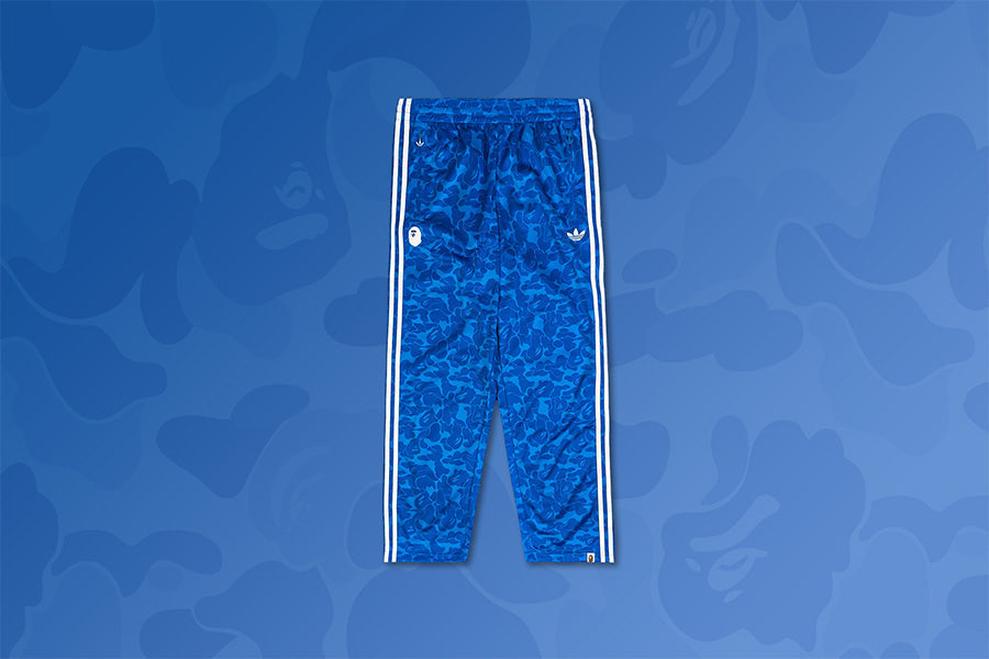 adidas Originals x BAPE Track Pants All Over Print - Blue