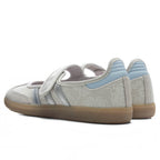 adidas Originals x Liberty London Women's Samba Jane - Chalk Pearl/Silver Metallic/Chalk White